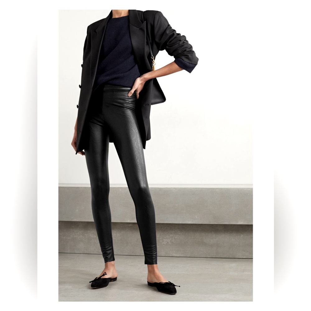 Commando Leather Faux Leggings